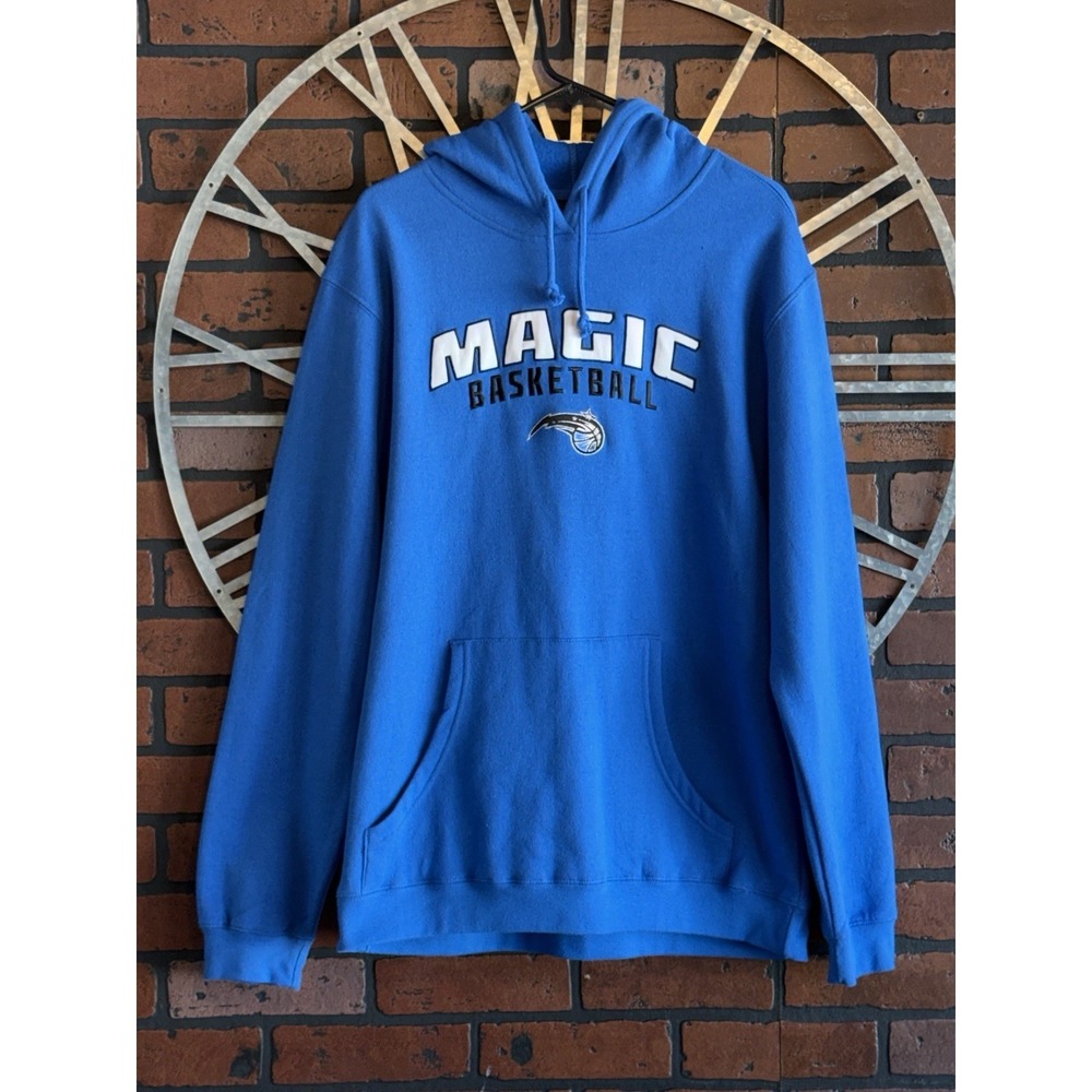 Men's Adidas Orlando Magic Pullover Hoodie Blue Sizeβ L